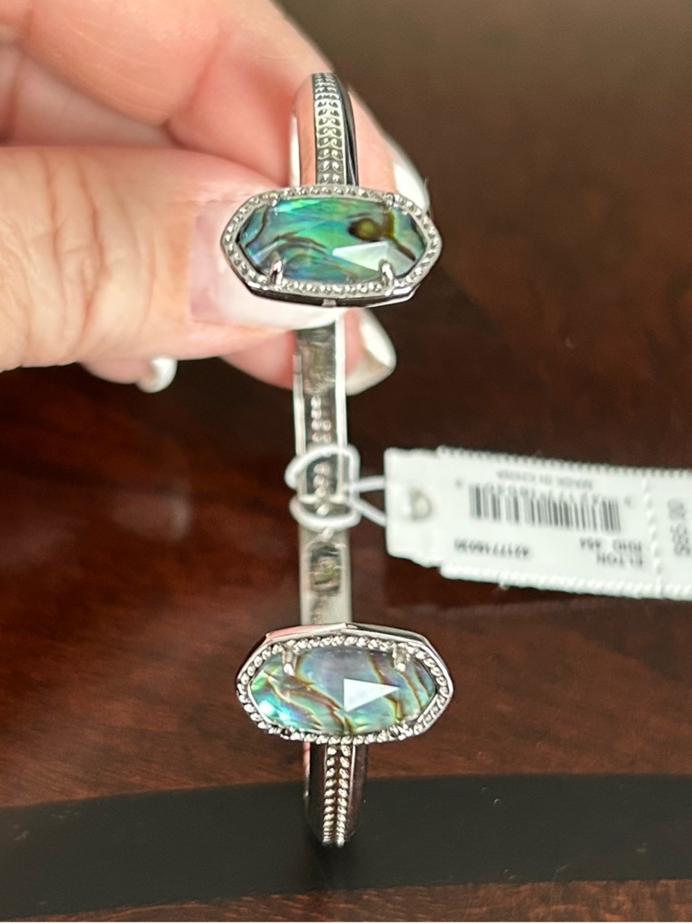 Kendra Scott Elton cuff with Abalone Stones